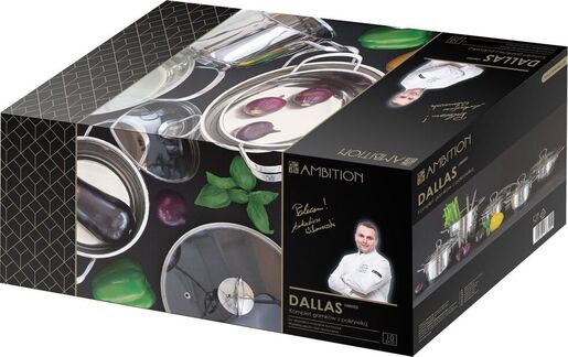 Ambition Dallas set posuđa od nehrđajućeg čelika 10/1