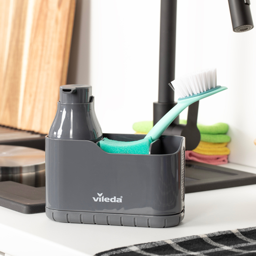 Vileda organizator za sudoper s dozatorom tekućeg sapuna Easy Kitchen