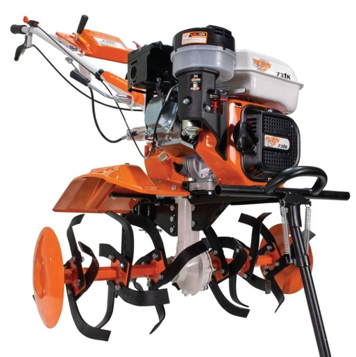 RURIS motorna benzinska kopačica 731ACC1, 208 cm3, 7.5 KS, 86 kg, 3 brzine, vadilica krumpira + jednobrazni plug + kultivator