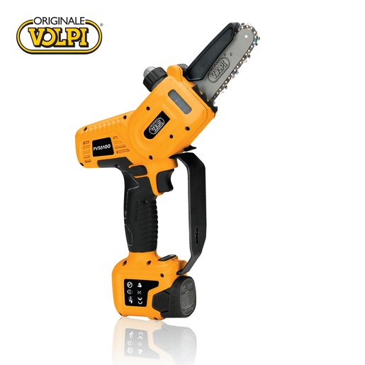 VOLPI baterijska pila za grane PREDATOR PVS5100, 650W, 2x14.4V baterije, 2.5Ah punjač