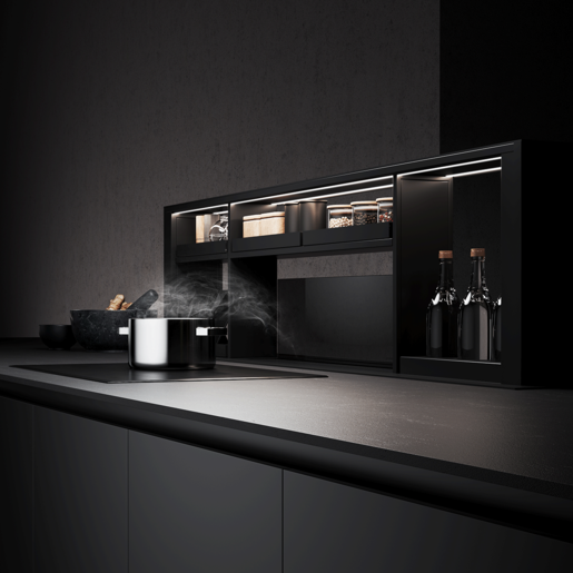 Fim airworks kuhinjska napa Copernico 180, crna mat