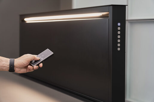 Fim airworks kuhinjska napa Newton Panel 86 Crna Mat