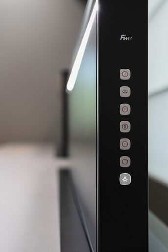 Fim airworks kuhinjska napa Newton Panel 86 Crna Mat