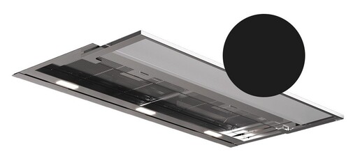 Fim airworks kuhinjska napa Shedir 90 Crna Mat + staklo