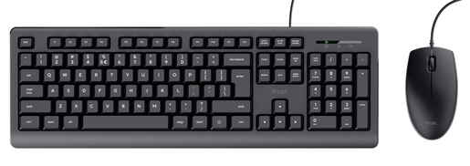 Trust 24645, gaming tipkovnica i miš, US, crni