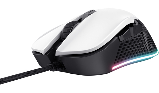 Trust GXT 922W Ybar, gaming miš, žičani, bijeli