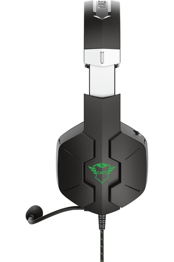 Trust GXT 323X Carus, žičane gaming slušalice, crne