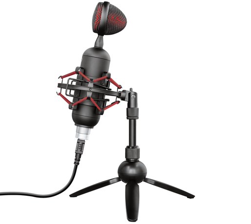 Trust GXT 244 Buzz, USB mikrofon za streamanje, crni