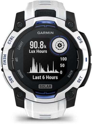 Garmin Instinct 3, 45mm, Solar Whitestone Bolt Blue, 010-02934-03, pametni sat        