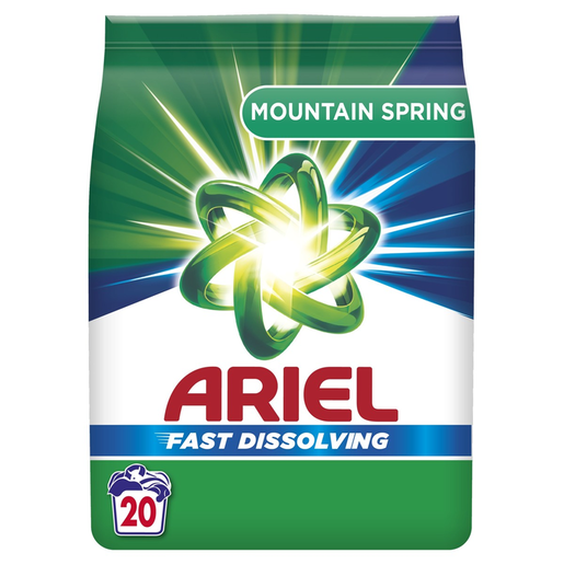 Ariel prašak Mountain Spring, 20 pranja, 1.1 kg