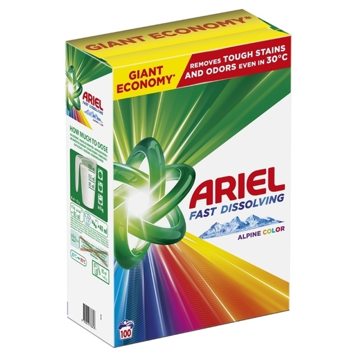 Ariel prašak Color, 100 pranja, 5.5 kg