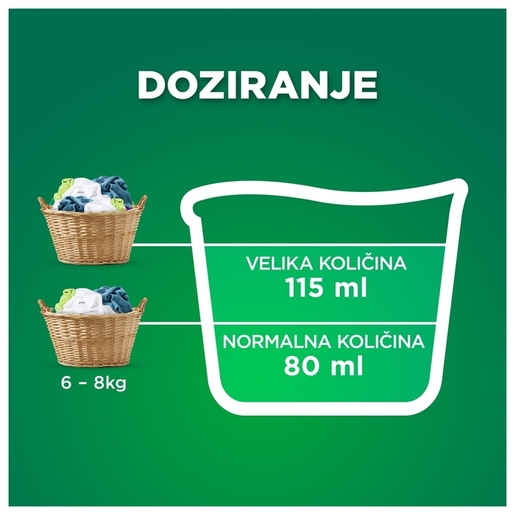 Ariel tekući deterdžent Sensitive, 100 pranja, 4.5 l