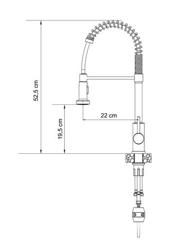 Quadron slavina ALICE krom