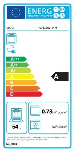 VIVAX HOME štednjak FC-22602I WH