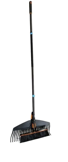 FISKARS set grablje za lišče + metla + drška QuikFit 1016608