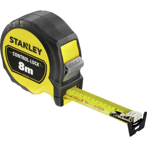 STANLEY metar CONTROL-LOCK, 8m/25mm, obostrana traka