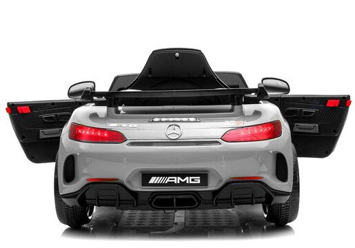 Licencirani Mercedes GTR srebrni lakirani - auto na akumulator
