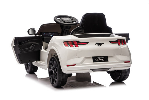 Licencirani Ford Mustang Mach-E 24V bijeli - auto na akumulator