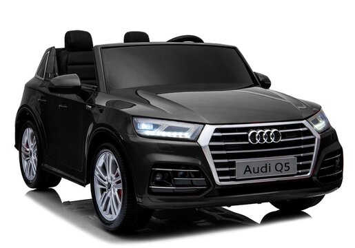 Licencirani Audi Q5 dvosjed crni lakirani - auto na akumulator