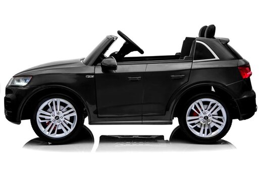 Licencirani Audi Q5 dvosjed crni lakirani - auto na akumulator