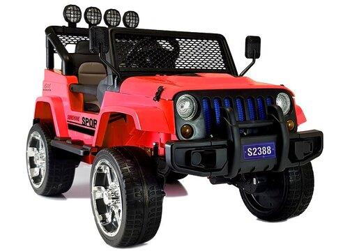 Licencirani S2388 Off Road Jeep crveni - auto na akumulator