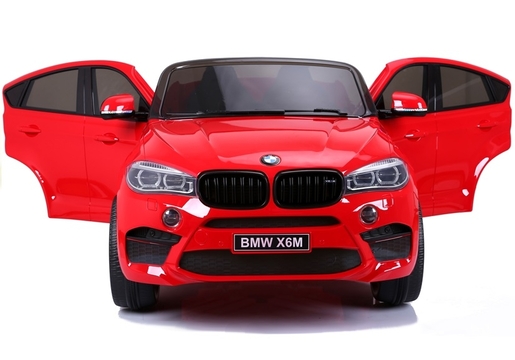Licencirani BMW X6 M crveni - dvosjed - auto na akumulator