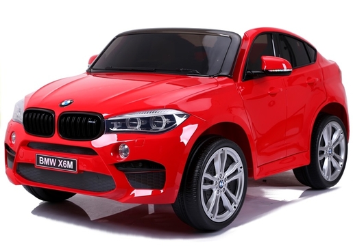 Licencirani BMW X6 M crveni - dvosjed - auto na akumulator