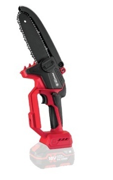 PRAKTIK akumulatorski set alata za obrezivanje PTQ147 škare 18V + PTQ140 mini lančana pila 18V + PTQ133 punjač i baterija 2.0Ah