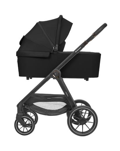 Kikka Boo kolica 3u1 Modena + košara + autosjedalica, Black