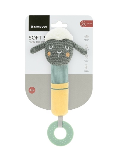 Kikka Boo zvečka Activity Squeaker Toy, Sleepy Sheep