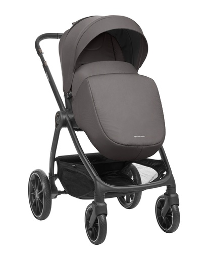 Kikka Boo kolica 3u1 Modena + košara + autosjedalica, Dark Grey