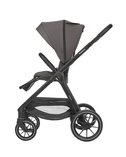 Kikka Boo kolica 3u1 Modena + košara + autosjedalica, Dark Grey