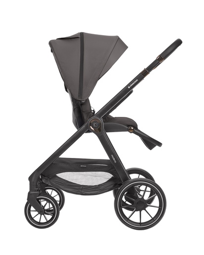 Kikka Boo kolica 3u1 Modena + košara + autosjedalica, Dark Grey