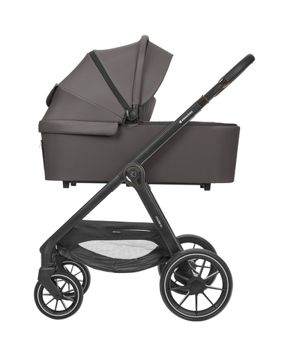 Kikka Boo kolica 3u1 Modena + košara + autosjedalica, Dark Grey