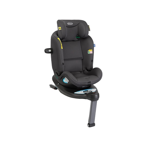 Graco autosjedalica Turn2Me Grow i-Size R129, Grupa 0+, 1, 2 (0-25 kg) (40-125 cm), Iron