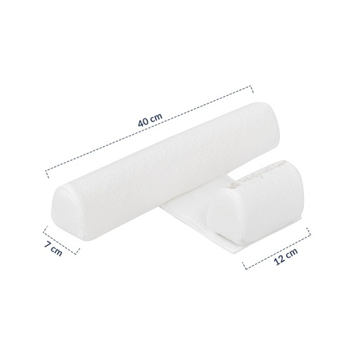Kikka Boo bočna zaštita za novorođenče Newborn Positioner Memory Foam, bijela