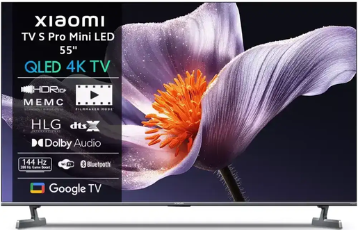 Xiaomi 55" Mini LED TV S Pro 55 2026, 4K UHD, Google Smart TV, Google Cast