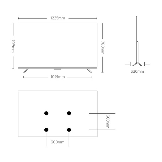 Xiaomi 55" Mini LED TV S Pro 55 2026, 4K UHD, Google Smart TV, Google Cast