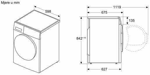 Bosch sušilica rublja WRB247CNBY