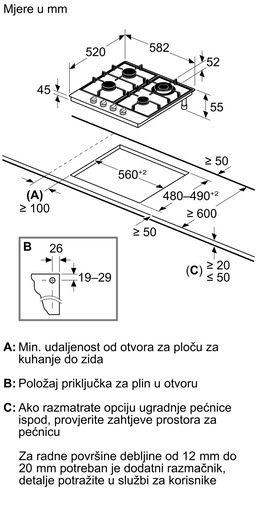 Bosch ploča PGH6B5K90