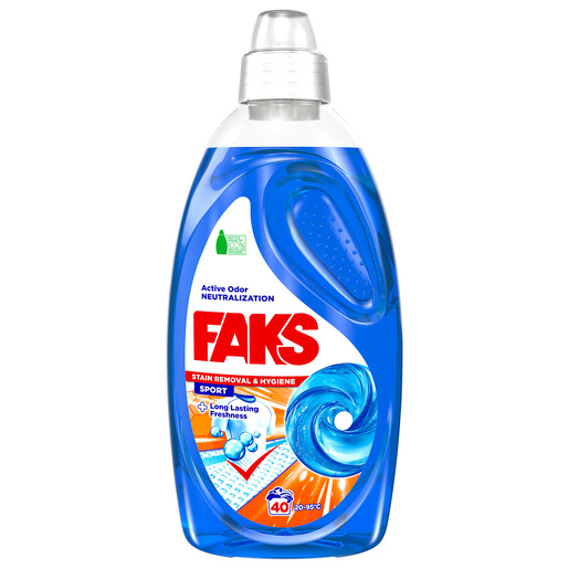 Faks Gel SportAktiv, 40 pranja, 1.8 l