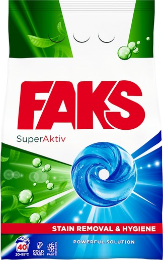Faks SuperAktiv, 40 pranja, 2.2 kg