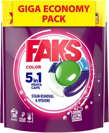Faks kapsule Color 5u1, 2x36 kom