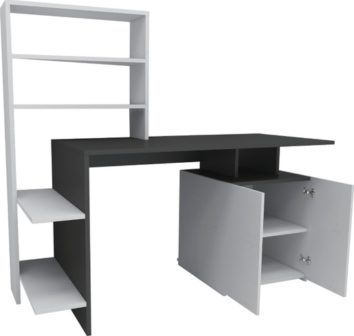 Studijski stol, Melis - White, Anthracite
