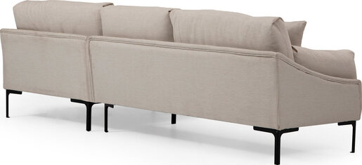 Kutna garnitura LEO, desna, krem, Leo Corner Right - Cream