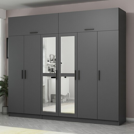 Ormar za odjeću KALE - 5186, antracit