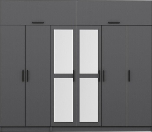 Ormar za odjeću KALE - 5186, antracit