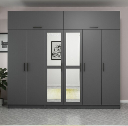 Ormar za odjeću KALE - 5186, antracit