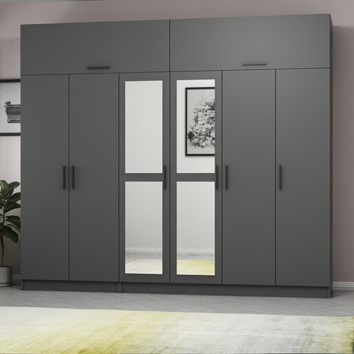 Ormar za odjeću KALE - 5186, antracit