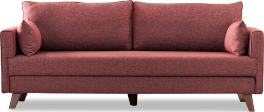 Trosjed BELLA crvena, Bella Sofa For 3 Pr - Claret Red